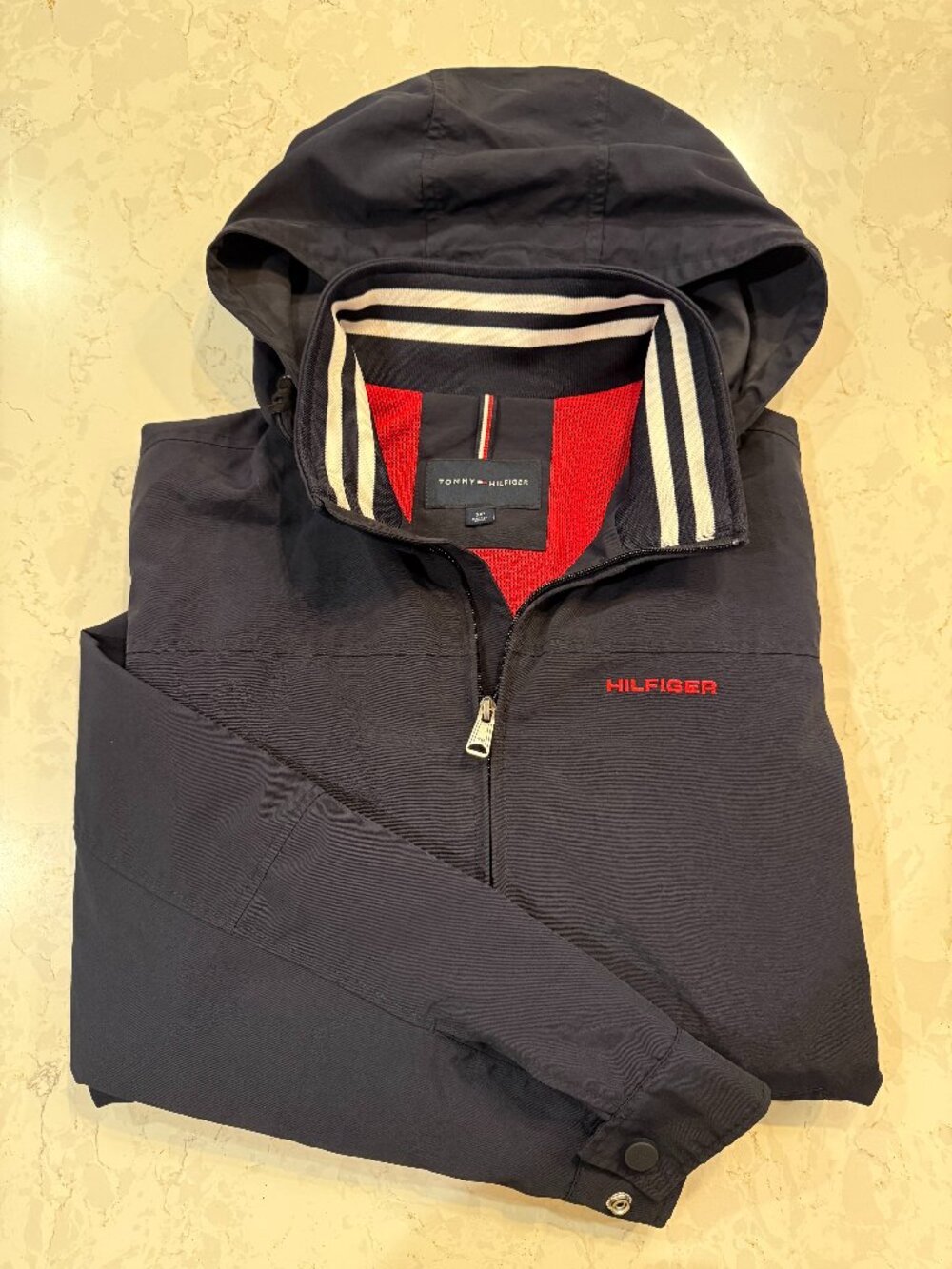 Tommy Hilfiger 'Regatta' Water-Resistant Hooded Jacket SZ S